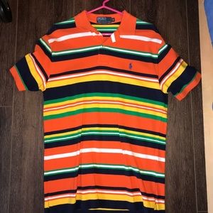 Ralph Lauren Multi-Colored Polo (Medium)
